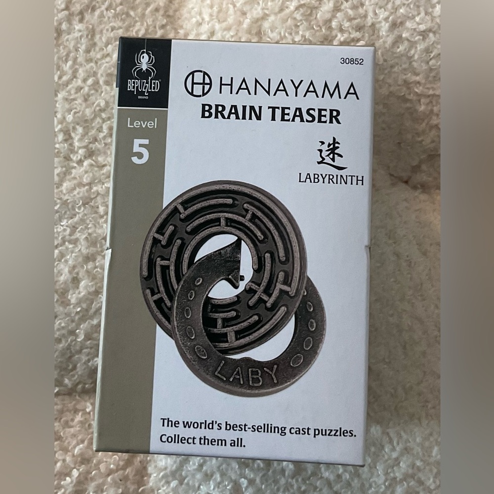 BePuzzled Hanayama Cast Metal Brainteaser Puzzle - Labyrinth